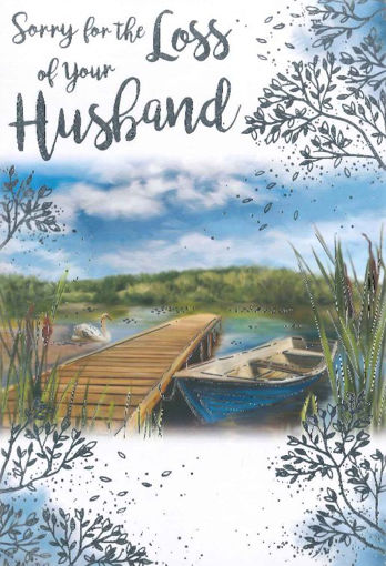 Picture of SORRY FOR THE LOSS OF YOUR HUSBAND CARD